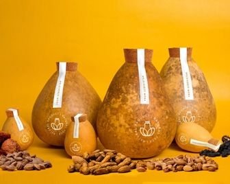Упаковка из тыквы для натуральных продуктов